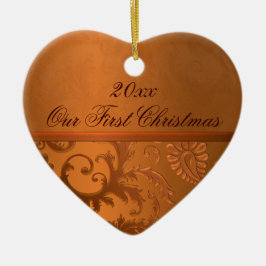 Ons eerste kerstkeepskever-Ornament Keramisch Ornament