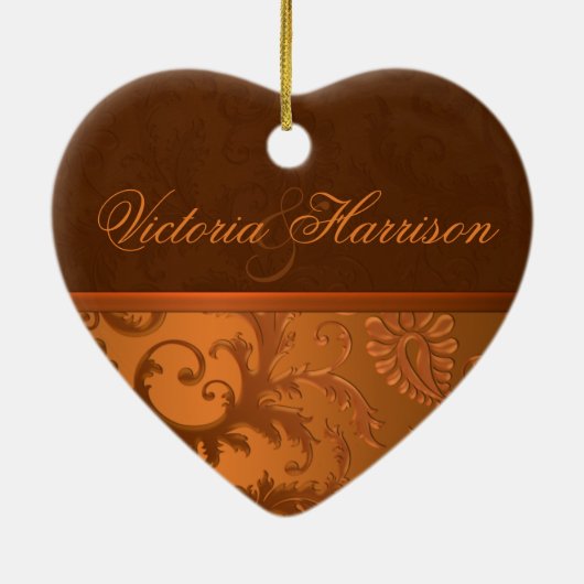 Ons eerste kerstkeepskever-Ornament Keramisch Ornament (Achterkant)