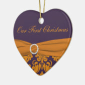 Ons eerste kerstkeepskever-Ornament Keramisch Ornament (Links)