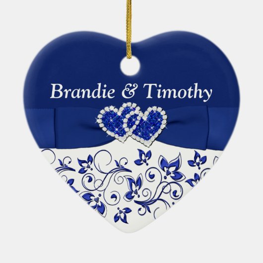 Ons eerste kerstkeepskever-Ornament Keramisch Ornament (Achterkant)