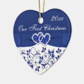 Ons eerste kerstkeepskever-Ornament Keramisch Ornament (Links)