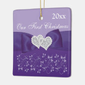 Ons eerste kerstkeepskever-Ornament Keramisch Ornament (Links)