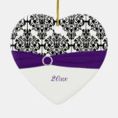 Ons eerste kerstkeepskever-Ornament Keramisch Ornament (Achterkant)