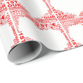 Ons eerste kerstkerstpapier met kerstcadeautjes cadeaupapier (Rol Hoek)