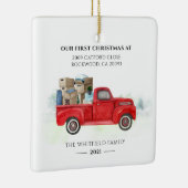 Ons eerste kerstnieuwe startpunt voor de Feestdage Keramisch Ornament (Rechts)