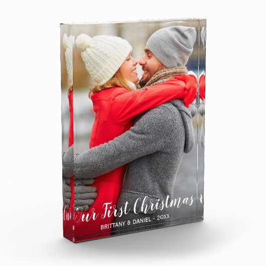 Ons eerste kerstpaar fotoblok (Links)