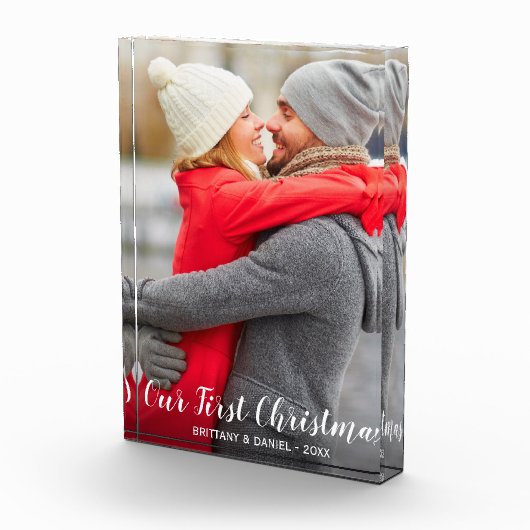 Ons eerste kerstpaar fotoblok (Rechts)