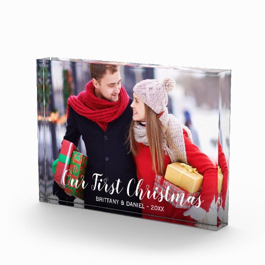 Ons eerste kerstpaar fotoblok W (Rechts)