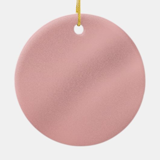 Ons eerste kerstRoos Gold Keramisch Ornament (Achterkant)