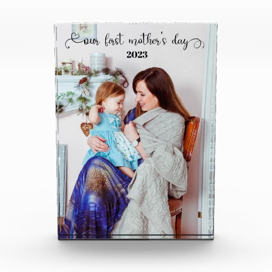 Ons eerste Moederdag-fotoblok Fotoblokken (Voorkant)