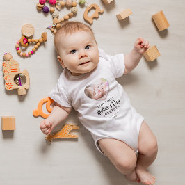 Ons eerste Moederdag fotopak Baby Bodysuit