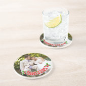 Ons eerste Onderzetter voor kerstkoppels (Zijkant)