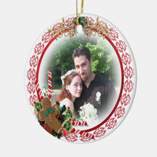 Ons eerste ornament met kerstmis (Links)