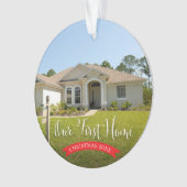 Ons eerste startpunt met foto's en kerst ornament (voorkant)