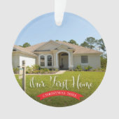 Ons eerste startpunt met foto's en kerst ornament (voorkant)