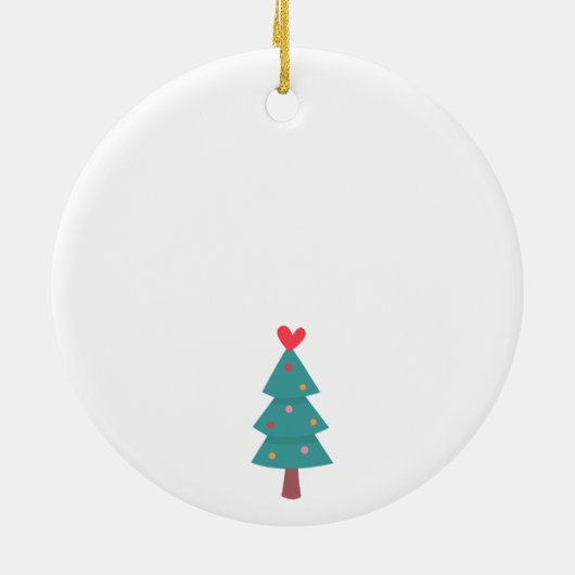 Ons eerste thuis Wereldbol Keramisch Ornament (Achterkant)