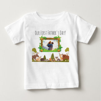 Ons Eerste Vaderdag Baby T-Shirt