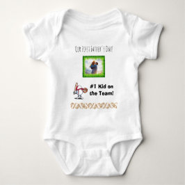Ons Eerste Vaderdag Baby T-Shirt