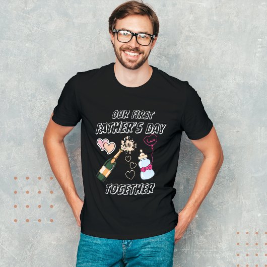 Ons eerste Vaderdag-Shirt, bijpassend Shirt