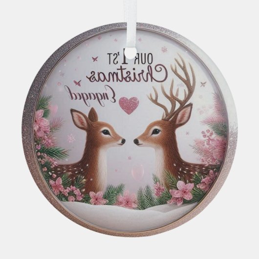 Ons eerste verloofde ornament (Achterkant)