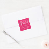 ONS ELEGANTE SCRIPT AFSTUDEERDER | DANK U STICKER (Envelop)