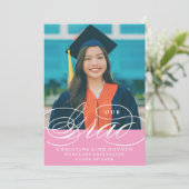 ONS ELEGANTE SCRIPT AFSTUDEERDER | UITNODIGING VOO (Staand voorkant)