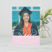 ONS ELEGANTE SCRIPT AFSTUDEERDER | UITNODIGING VOO (Staand voorkant)