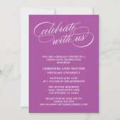 ONS ELEGANTE SCRIPT AFSTUDEERDER | UITNODIGING VOO (Achterkant)