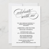 ONS ELEGANTE SCRIPT AFSTUDEERDER | UITNODIGING VOO (Achterkant)