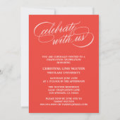 ONS ELEGANTE SCRIPT AFSTUDEERDER | UITNODIGING VOO (Achterkant)