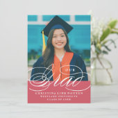 ONS ELEGANTE SCRIPT AFSTUDEERDER | UITNODIGING VOO (Staand voorkant)