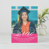 ONS ELEGANTE SCRIPT AFSTUDEERDER | UITNODIGING VOO (Staand voorkant)