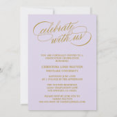 ONS ELEGANTE SCRIPT AFSTUDEERDER | UITNODIGING VOO (Achterkant)