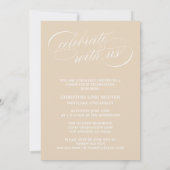 ONS ELEGANTE SCRIPT AFSTUDEERDER | UITNODIGING VOO (Achterkant)