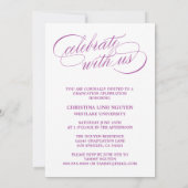 ONS ELEGANTE SCRIPT AFSTUDEERDER | UITNODIGING VOO (Achterkant)