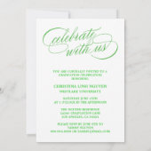 ONS ELEGANTE SCRIPT AFSTUDEERDER | UITNODIGING VOO (Achterkant)