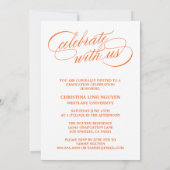 ONS ELEGANTE SCRIPT AFSTUDEERDER | UITNODIGING VOO (Achterkant)