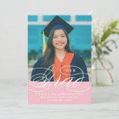 ONS ELEGANTE SCRIPT AFSTUDEERDER | UITNODIGING VOO (Staand voorkant)