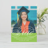 ONS ELEGANTE SCRIPT AFSTUDEERDER | UITNODIGING VOO (Staand voorkant)