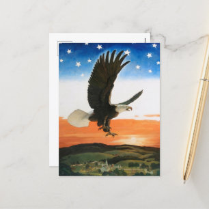 Ons embleem van Newell Convers Wyeth Feestdagenkaart