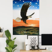 Ons embleem van Newell Convers Wyeth Poster (Thuiskantoor)