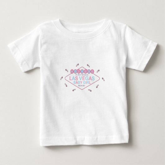 Ons Fabulous Las Vegas Baby Girl Shirt (Voorkant)