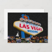 Ons Fabulous Las Vegas Wedding Briefkaart (Voorkant / Achterkant)