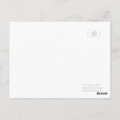 Ons Fabulous Las Vegas Wedding Briefkaart (Achterkant)