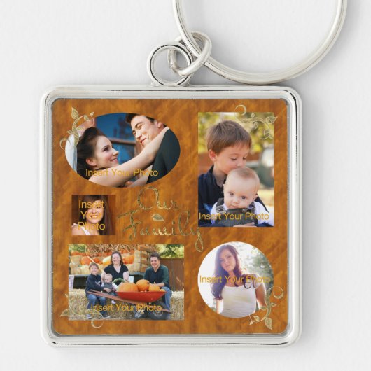 Ons familielettertje sleutelhanger (Voorkant)