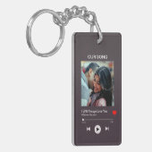 Ons favoriete lied - Aangepaste foto Sleutelhanger (Voorkant Links)