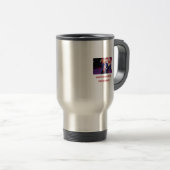 ONS FAVORIETE PRESIDENT Beste cadeau voor koppel Reisbeker (Voorkant rechts)