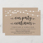 Ons Feest Gaat Door, Trouwen Zonder Publiek  Kaart (Voorkant / Achterkant)