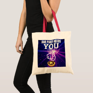 Ons feest heeft je nodig - gehakt taarten tote bag