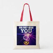 Ons feest heeft je nodig - gehakt taarten tote bag (Achterkant)